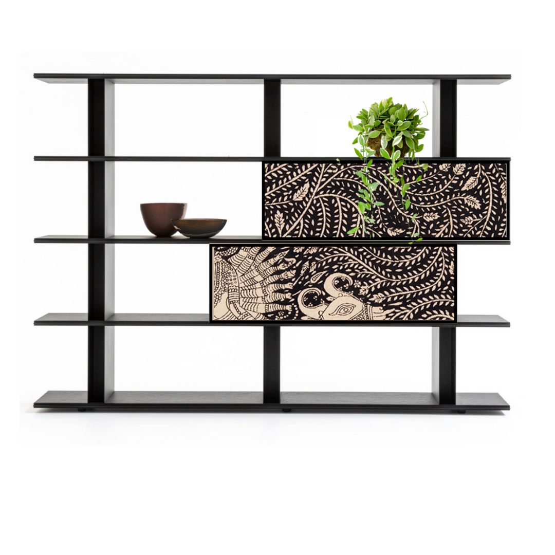 Mata Ni Pachedi Handpainted Wall Unit