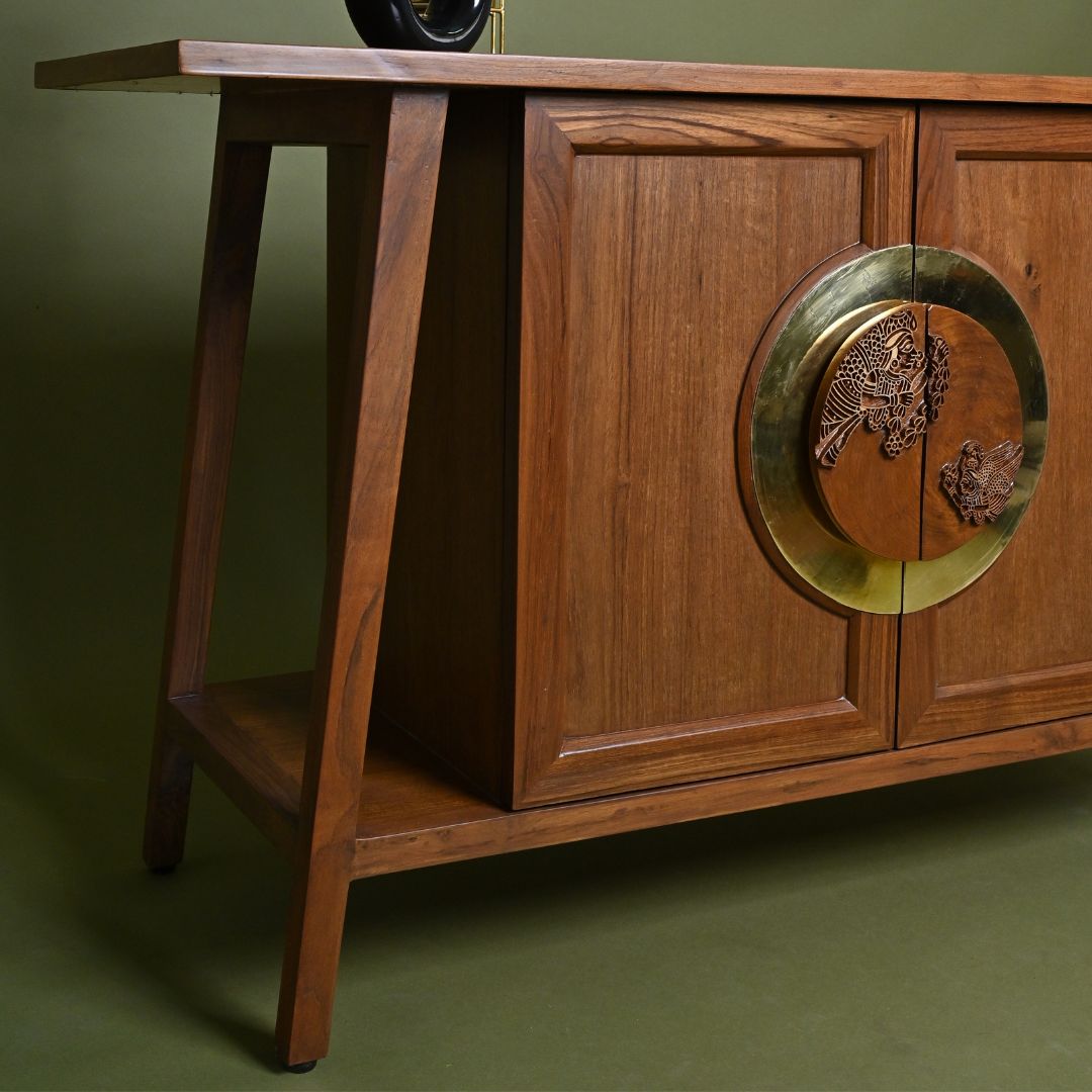 Deity teakwood block Console
