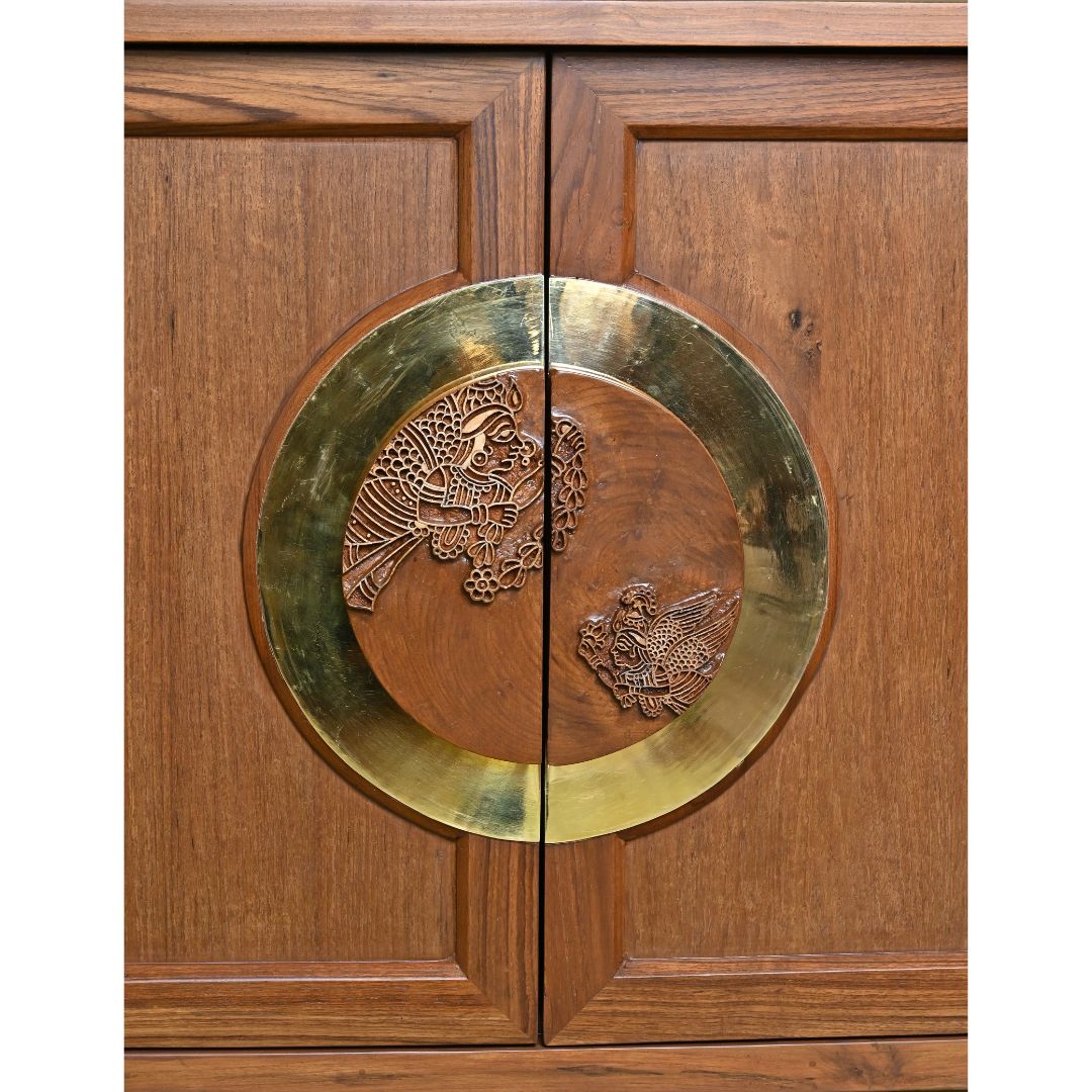 Deity teakwood block Console