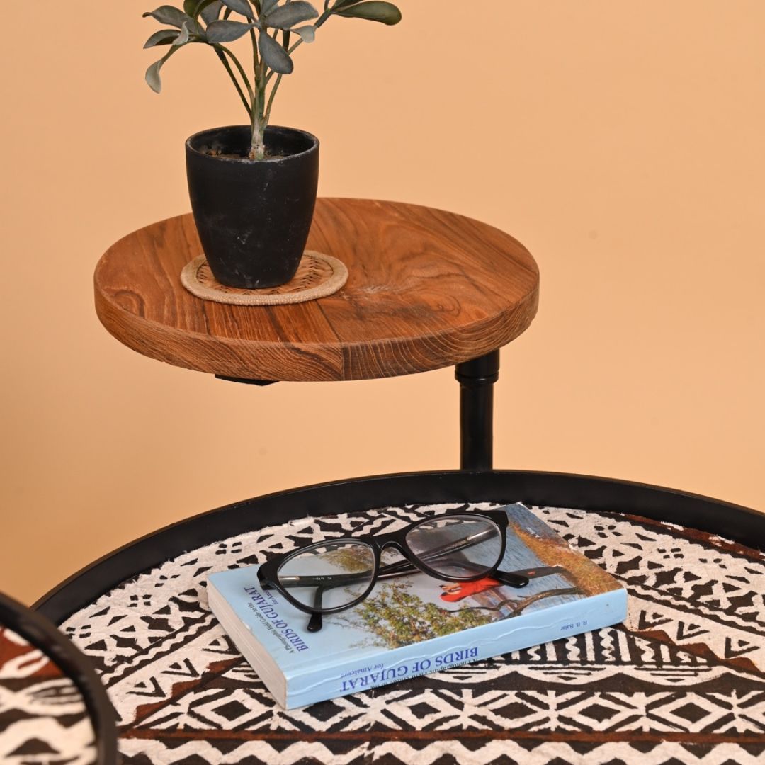 Fijian Tribal Bark-Cloth Cloud table