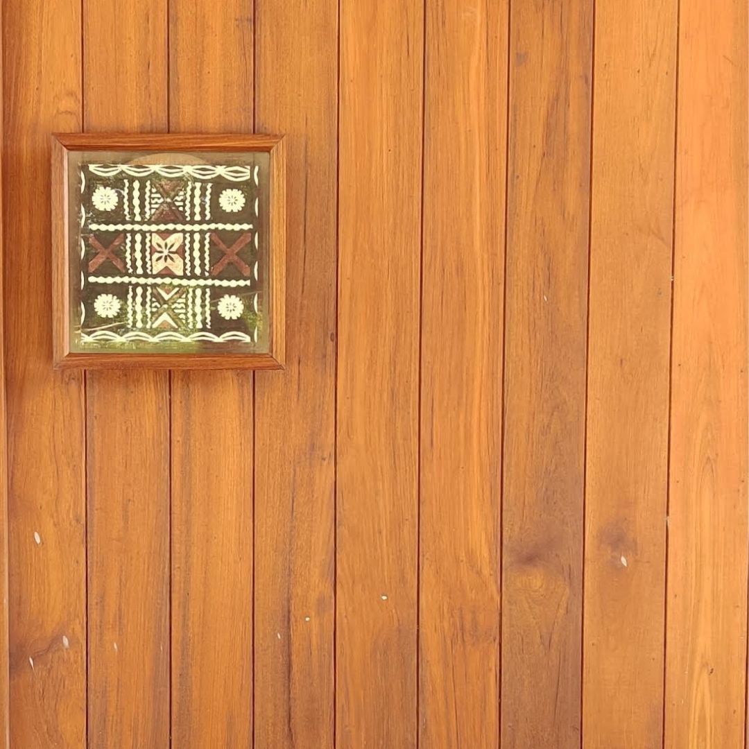 Fijian Tribal Bark-Cloth Door Handles